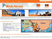 Tablet Screenshot of mindsabroad.com